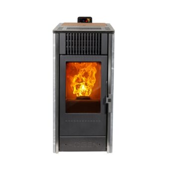 Cosy Flamme Poeles A Granules A Chateaubriant EVOLUTION H7 Elegance Villette Face