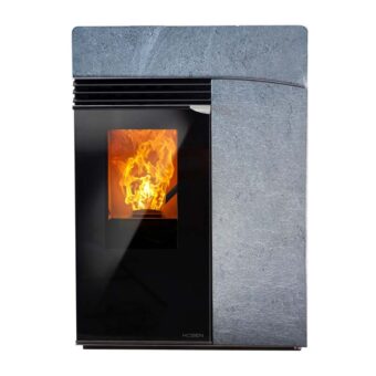 Cosy Flamme Poeles A Granules A Chateaubriant H6 Signature Horizon Gris Face 2022 Web800