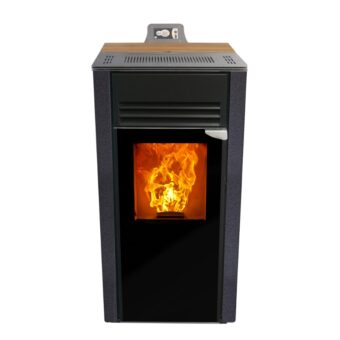 Cosy Flamme Poeles A Granules A Chateaubriant H7 Signature CS Face Anthracite