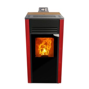 Cosy Flamme Poeles A Granules A Chateaubriant H7 Signature CS Face Framboise