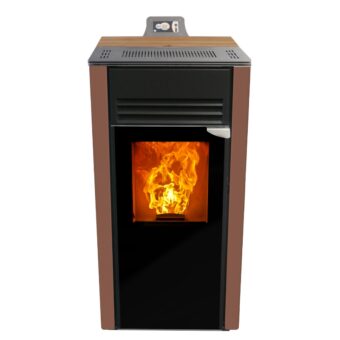 Cosy Flamme Poeles A Granules A Chateaubriant H7 Signature CS Face Terracotta