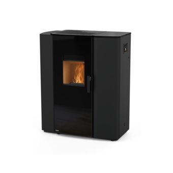 Cosy Flamme Poeles A Granules A Chateaubriant PARO MultiAir Acier Noir