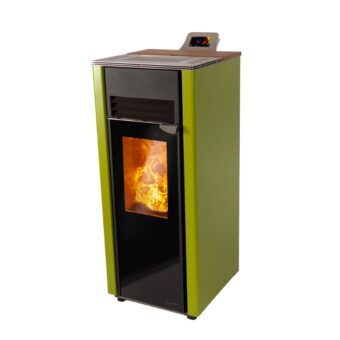 Cosy Flamme Poeles A Granules A Chateaubriant SIGNATURE H5 CS Vert Fusion Profil