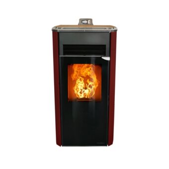 Cosy Flamme Poeles A Granules A Chateaubriant SIGNATURE H9 H9C FACE Framboise